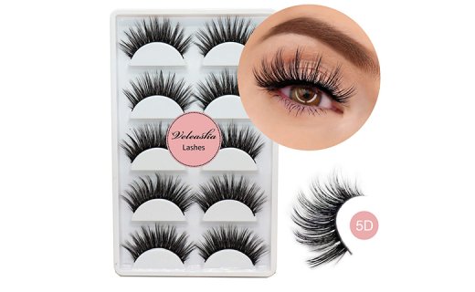 5D Faux Mink lashes 5Pairs-Queen