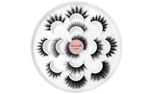5D Faux Mink lashes 7Pairs-Mixed