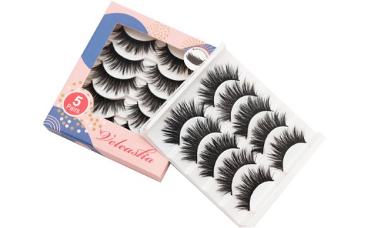 Veleasha Silk Lashes Strip 5 Pairs 3D04