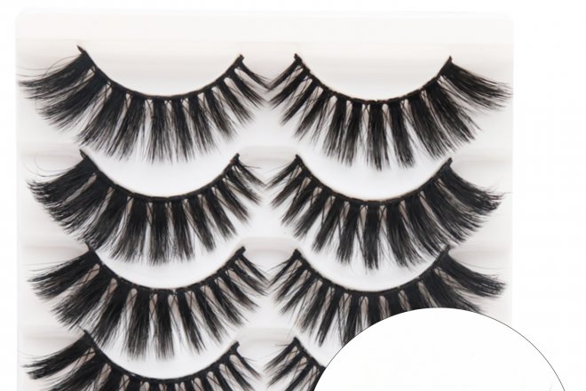 Veleasha Fake Eyelashes 3D Faux Mink Eyelashes 5D803