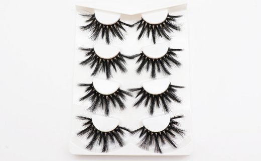 25mm Faux Mink Lashes 4 Pairs Pack Luxury Looking -4P01