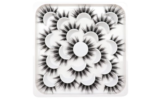 Veleasha 3D Silk Lashes 10 Pairs K38