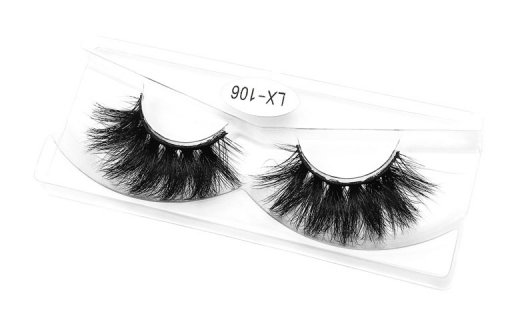 Veleasha Mink Lashes 18-22mm Natural Long Fluffy - Lx-106