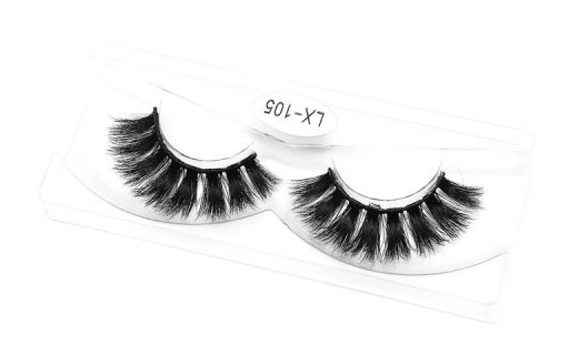 Veleasha Mink Lashes 18-22mm Natural Long Fluffy - Lx-105