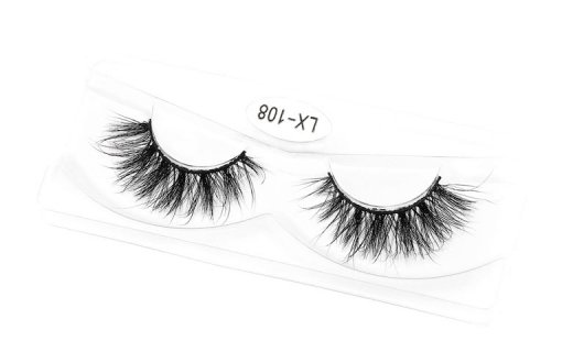 Veleasha Mink Lashes 18-22mm Natural Long Fluffy - Lx-108