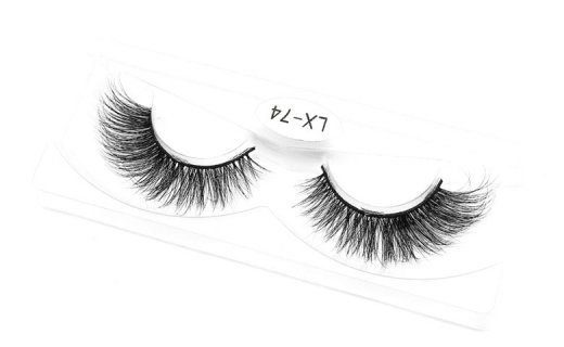 Veleasha Mink Lashes 18-22mm Natural Long Fluffy - Lx-74