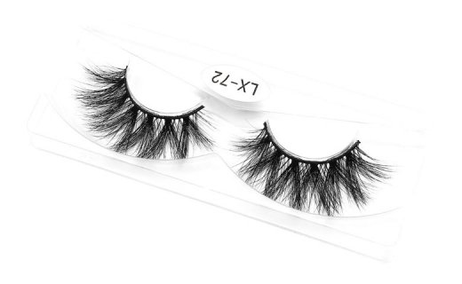 Veleasha Mink Lashes 18-22mm Natural Long Fluffy - Lx-72