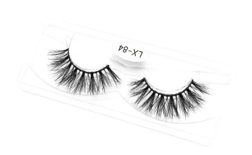 Veleasha Mink Lashes 18-22mm Natural Long Fluffy - Lx-84