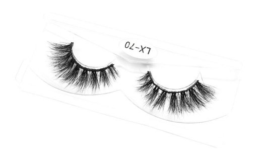 Veleasha Mink Lashes 18-22mm Natural Long Fluffy - Lx-70