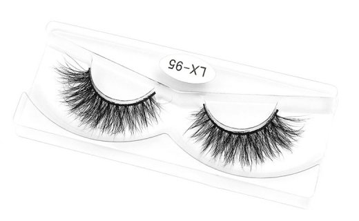 Veleasha Mink Lashes 18-22mm Natural Long Fluffy - Lx-95