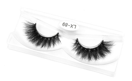 Veleasha Mink Lashes 18-22mm Natural Long Fluffy - Lx-89