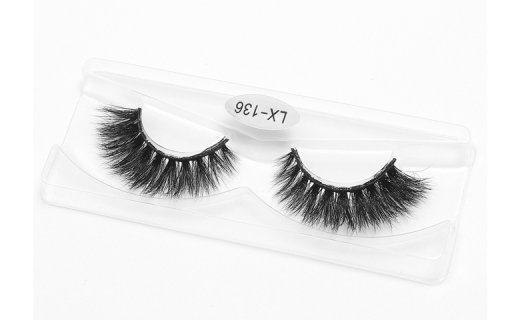 Veleasha Mink Lashes 18-22mm Natural Long Fluffy - Lx-136