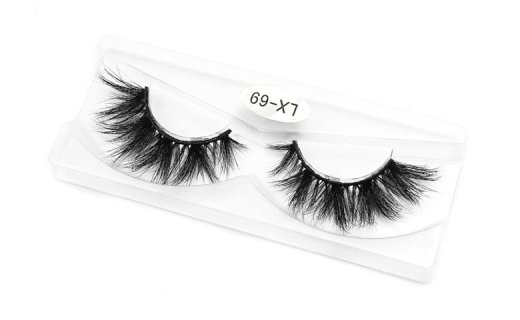 Veleasha Mink Lashes 18-22mm Natural Long Fluffy - Lx-69