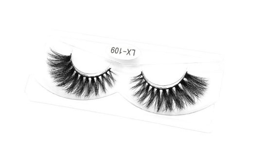 Veleasha Mink Lashes 18-22mm Natural Long Fluffy - Lx-109