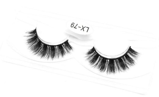 Veleasha Mink Lashes 18-22mm Natural Long Fluffy - Lx-79