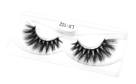 Veleasha Mink Lashes 18-22mm Natural Long Fluffy - Lx-102