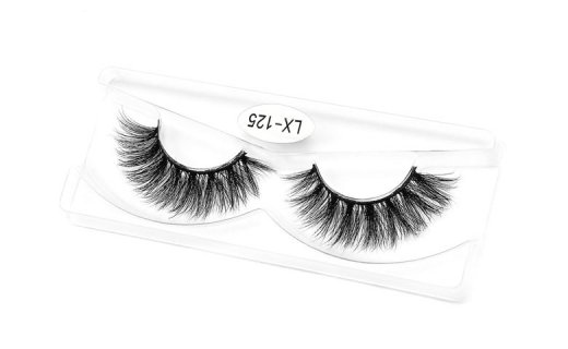 Veleasha Mink Lashes 18-22mm Natural Long Fluffy - Lx-125