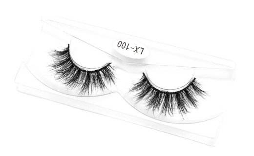 Veleasha Mink Lashes 18-22mm Natural Long Fluffy - Lx-100