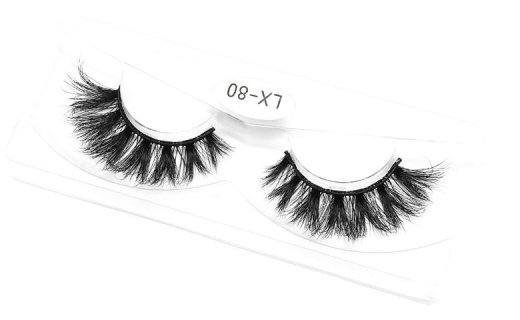 Veleasha Mink Lashes 18-22mm Natural Long Fluffy - Lx-80