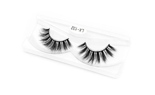 Veleasha Mink Lashes 18-22mm Natural Long Fluffy - Lx-132