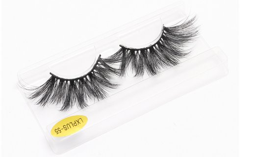 Veleasha Mink Lashes 25mm Dramatic Long Fluffy - Lxplus-55