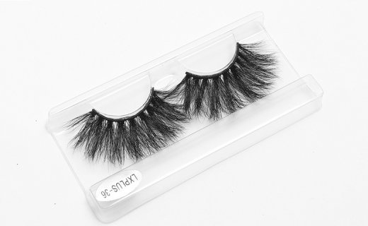 Veleasha Mink Lashes 25mm Dramatic Long Fluffy - Lxplus-36