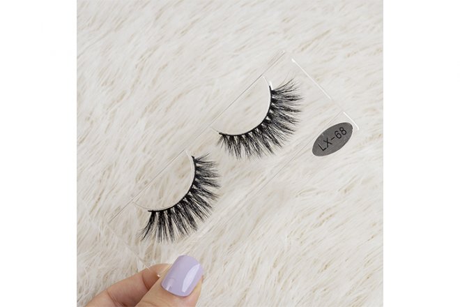Natural mink lashes curuelty-free LX-68