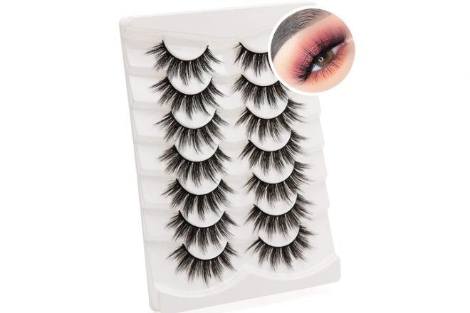  Home Products Silk Lashes Faux Mink Eyelashes 7 Pairs Pack Veleasha False Eyelashes 7 Pairs Pack 18mm Faux Mink Lashes Natural Look Soft Band Comfortable Fluffy Lashes for Women Products Mink Lashes Silk Lashes Faux Mink Eyelashes 3 Pairs Pack Faux Mink 