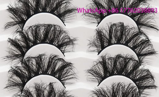 Veleasha Lashes Super Fluffy Faux Mink Eyelashes Vegan Lashes 20MM Long Dramatic Criss-Cross Fake Eyelashes 7 Pairs Pack (8D02)