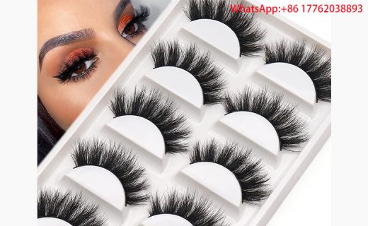 Veleasha Fluffy False Eyelashes Dramatic Look Faux Mink Lashes Volume Thick Eye Lashes Pack 5 Pairs | Fluffy