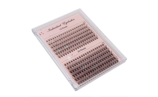 Losha Eyelash Extensions 10D/20D 0.1/0.07mm Thickness Lashes Extension Supplies 10/11/12/13/14mm Mixed Individual Cluster Eye Lashes (10D/20D,10-14mm)