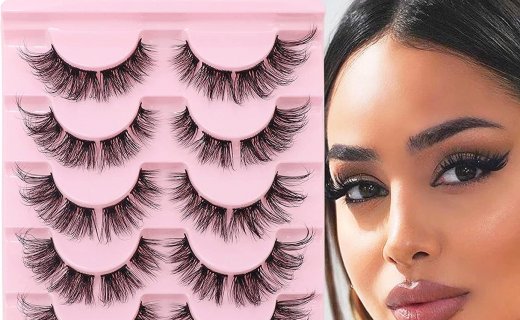 Veleasha Lash Clusters 3D Fluffy & Wispy DIY Individual Lashes Handmade & Lightweight False Eyelashes 7 Pairs Pack Natural Look Eyelashes | Cluster Lashes 01