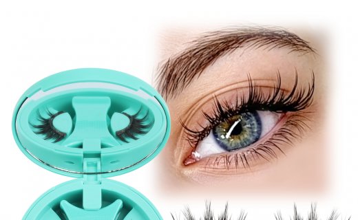 Veleasha Magnetic Eyelashes with Applicator Manga Lashes Reusable (Lovely) | Cat Eye Spiky Magnetic Lashes Natural Look No Glue Needed Wispy Lash Lightweight & Clear Band Easy to Apply & Remove