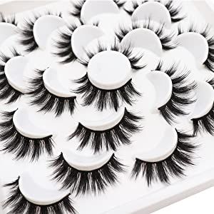 false eyelashes 10pairs