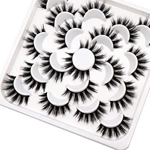 false eyelashes 10pairs