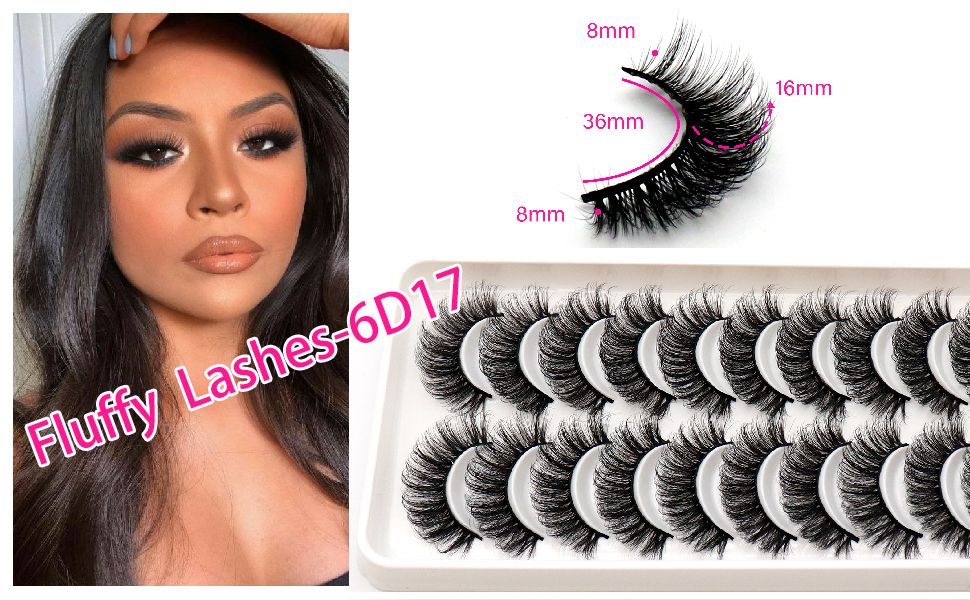 6D17-10P lashes